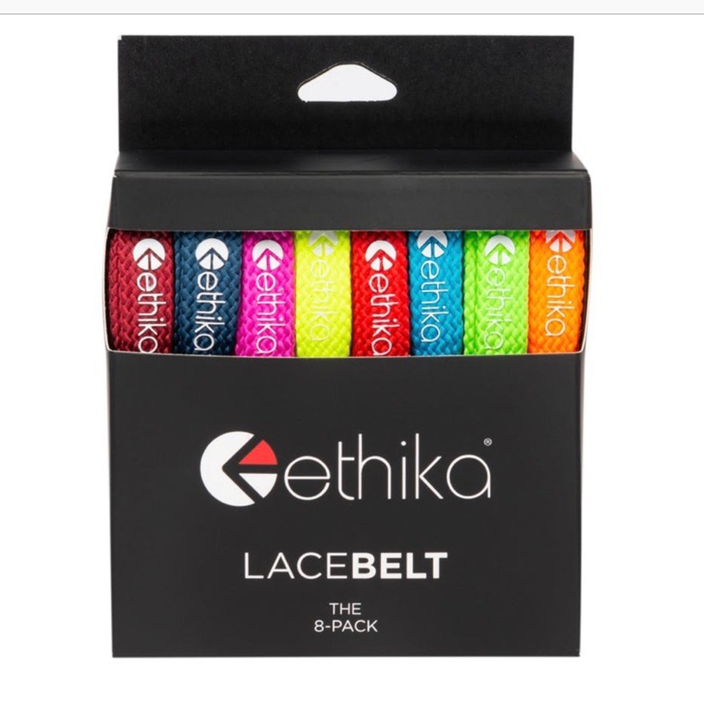 NWT Ethika Shoelace Belts 8 Pack - Neon